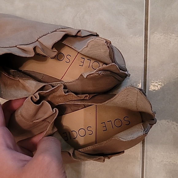Sole Society Tan Booties Size 9 - Picture 2 of 6